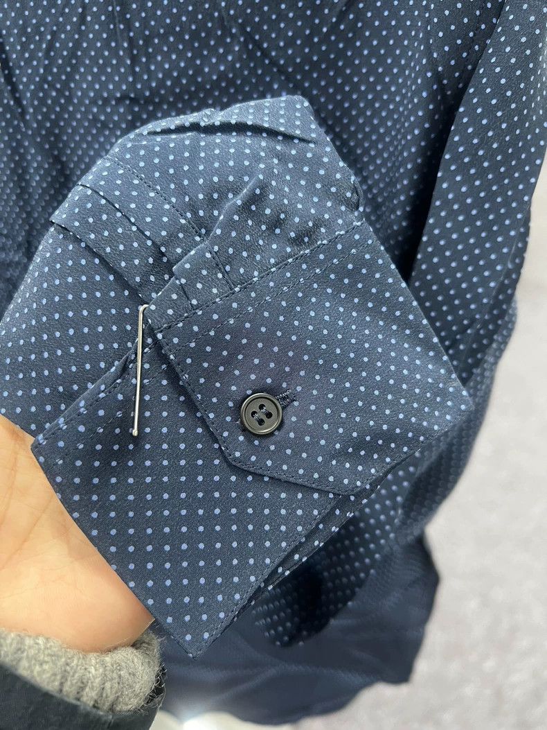 Yves Saint Laurent Saint Laurent Mulberry silk polka-dot shirt 2502-Nextarrow Size US XXS / EU 40 - 5 Thumbnail
