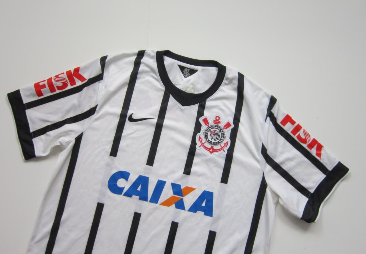 Nike Nike Corinthians Paulista Soccer Jersey 2014-2015 Home Size US XL / EU 56 / 4 - 2 Thumbnail
