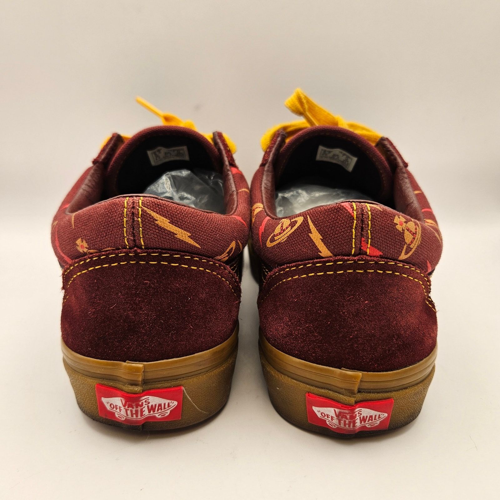 Vans VANS x VIVIENNE WESTWOOD WOMEN'S 7 OLD SKOOL MAROON LOW TOP Size US 7 / IT 37 - 3 Thumbnail