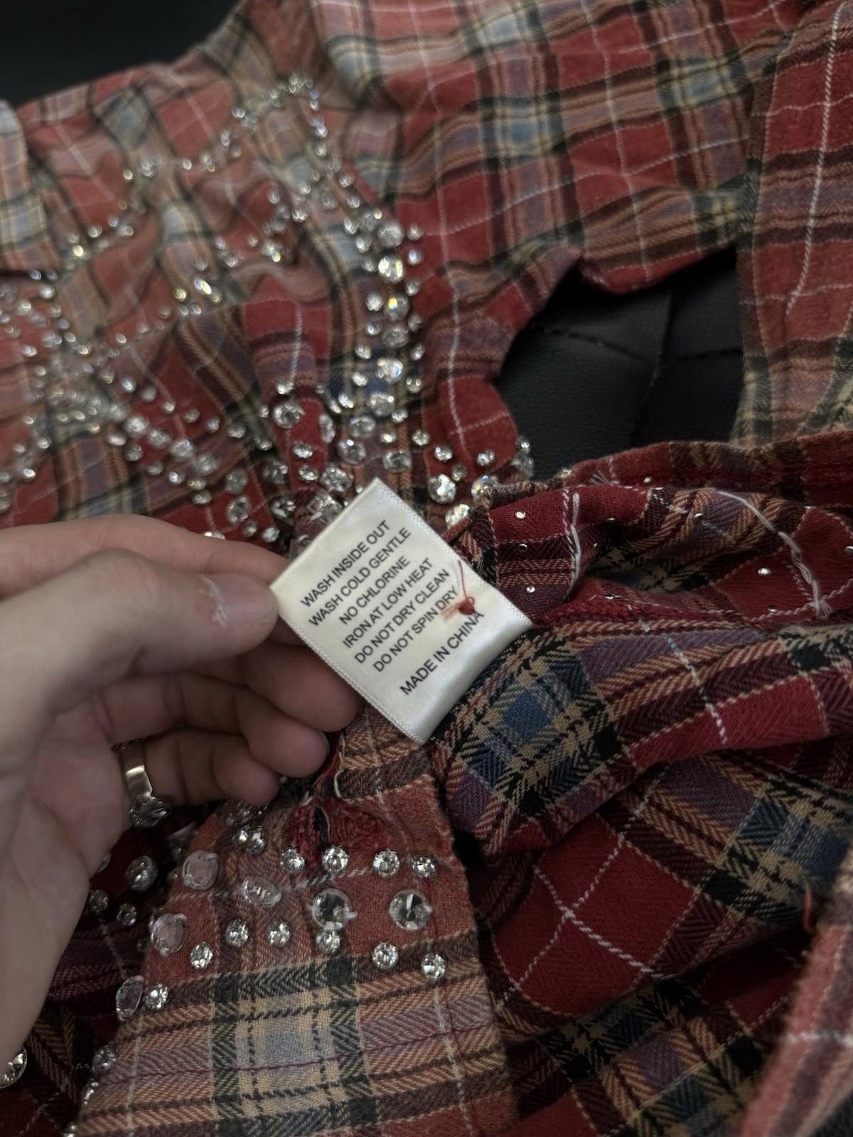 Vale Vale Forever Valley Full Crystal Stone Flannel Size Small Size US S / EU 44-46 / 1 - 8 Thumbnail