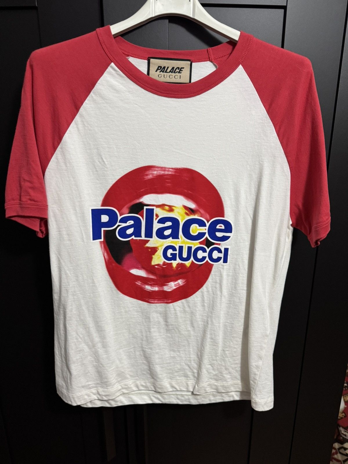 GUCCIパレス　Tシャツ PALACE×GUCCI プリントTシャツ 548334 ブラック サイズ S