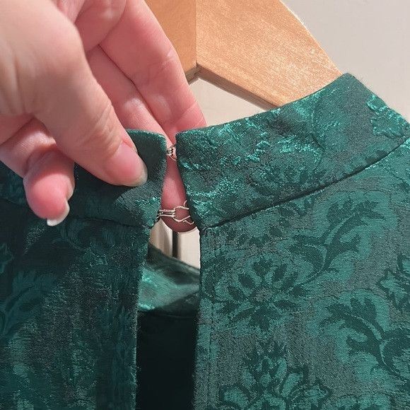 Sandro SANDRO Manon green jacquard romper sz 38 us 6 Size 28" / US 6 / IT 42 - 7 Thumbnail