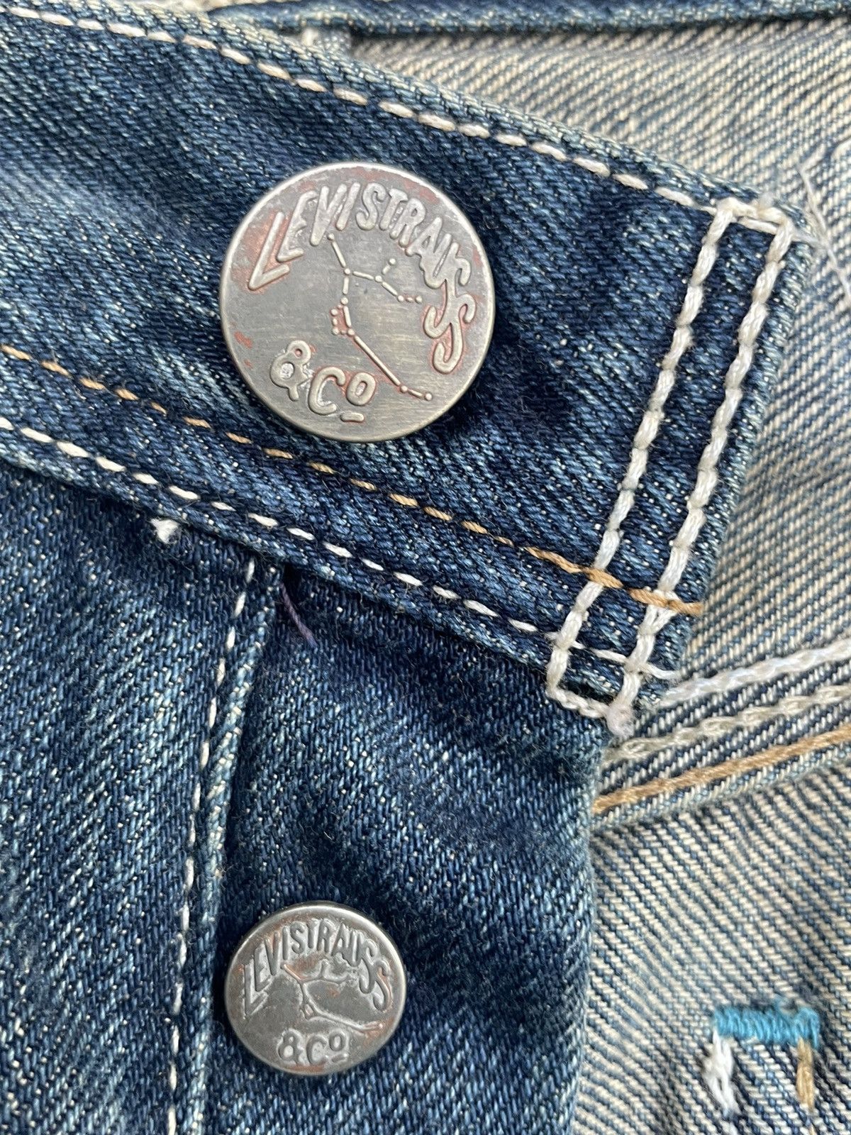 Levi's × Levi's Vintage Clothing × Vintage Vintage Flare Levis 807 Greenline Selvedge Denim Size 31" - 21 Thumbnail