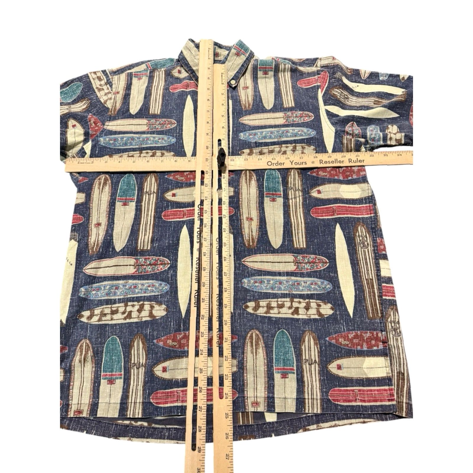 Reyn Spooner VINTAGE Reyn Spooner Hawaiian Shirt Mens S Surfboard Aloha All Over 90s Beach Tropical Floral Surfing Graphic Print Short Sleeve Button-Up Size US S / EU 44-46 / 1 - 7 Thumbnail