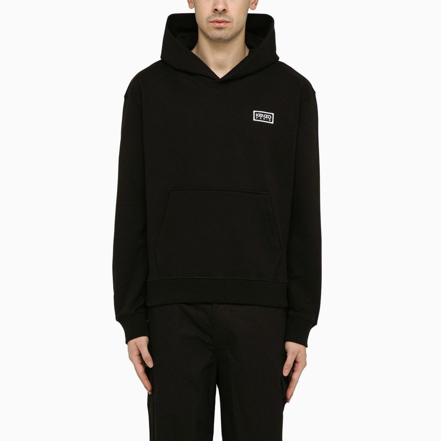 image of Kenzo O1D2Blof0424 Logo Sweatshirts Hoodies In Black, Men's (Size Medium)