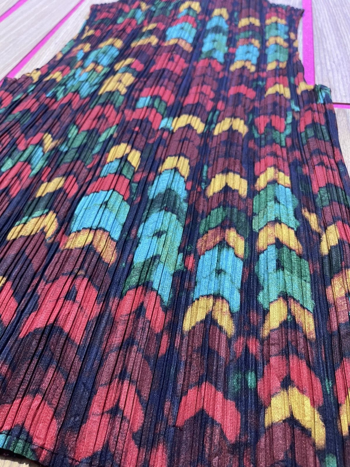 Pleats Please Issey Miyake PLEATS PLEASE ISSEY MIYAKE MULTI COLOR WOMEN'S TOP Size M / US 6-8 / IT 42-44 - 3 Thumbnail