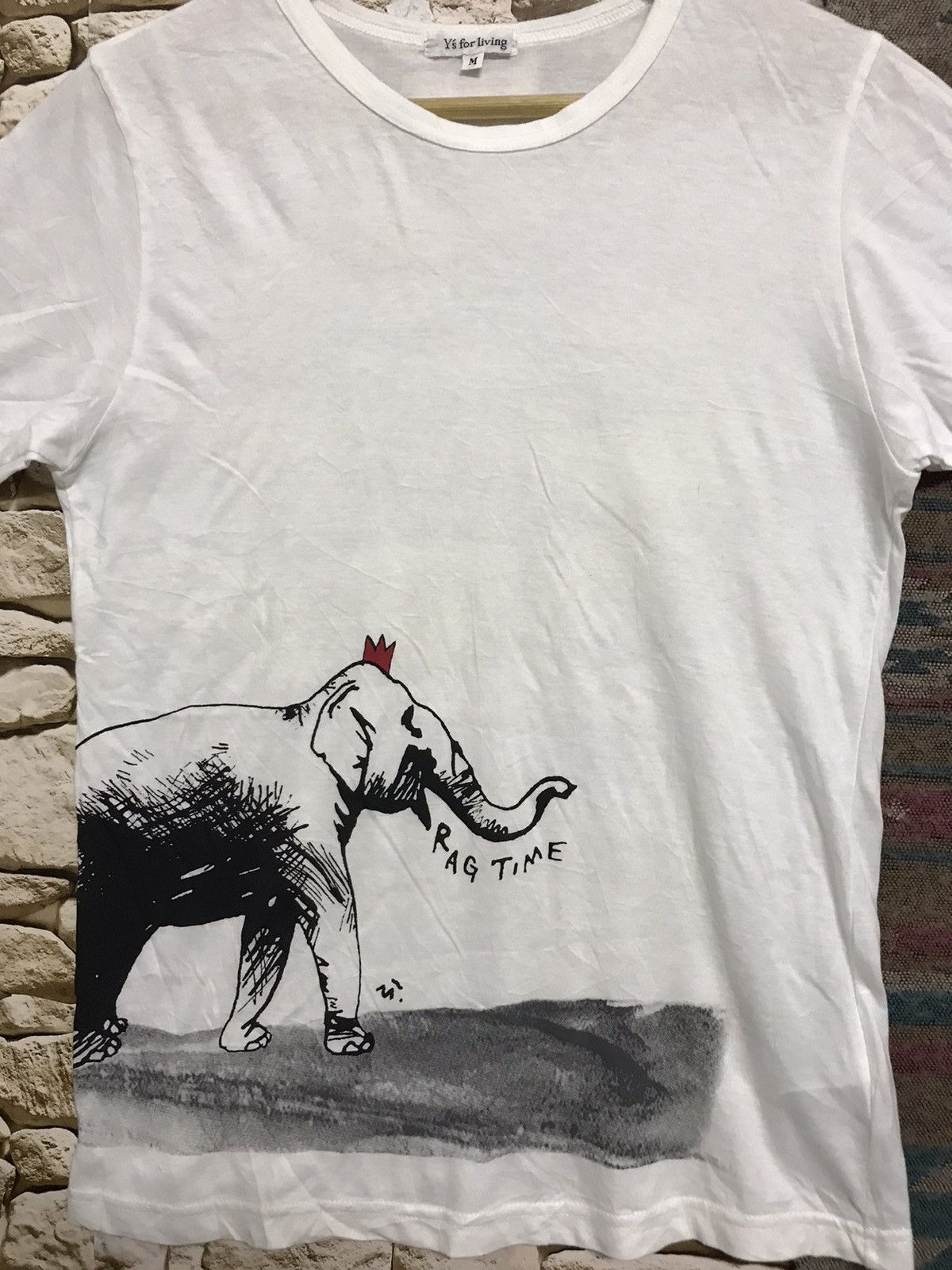 Y's × Yohji Yamamoto Yohji Yamamoto Y’s for Living Elephant Rag Time Size US M / EU 48-50 / 2 - 3 Thumbnail