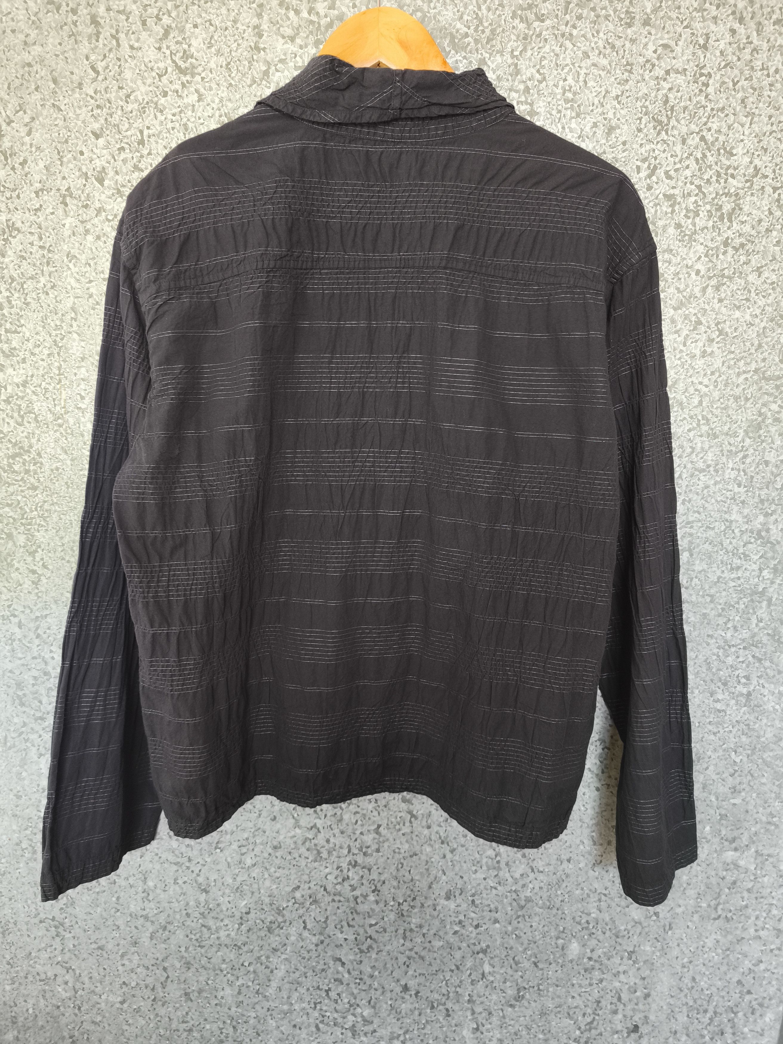 Issey Miyake 🔥 Plantation by Issey Miyake shirt ribbed button up Size US M / EU 48-50 / 2 - 3 Thumbnail