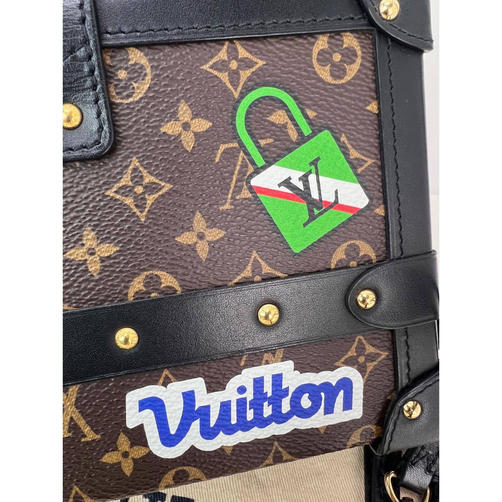 Louis Vuitton Louis Vuitton Petite Malle Patches Monogram Crossbody Clutch Size ONE SIZE - 12 Thumbnail