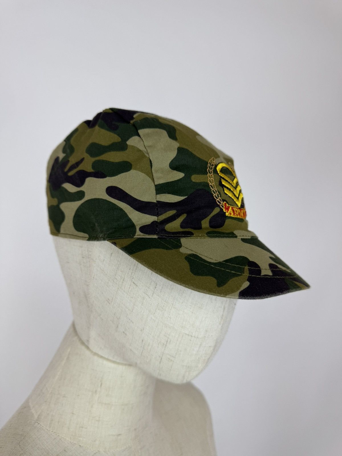 Vintage ARMY VINTAGE CAP 3 Panel Camouflage Military Cap Amekaji Size ONE SIZE - 3 Thumbnail