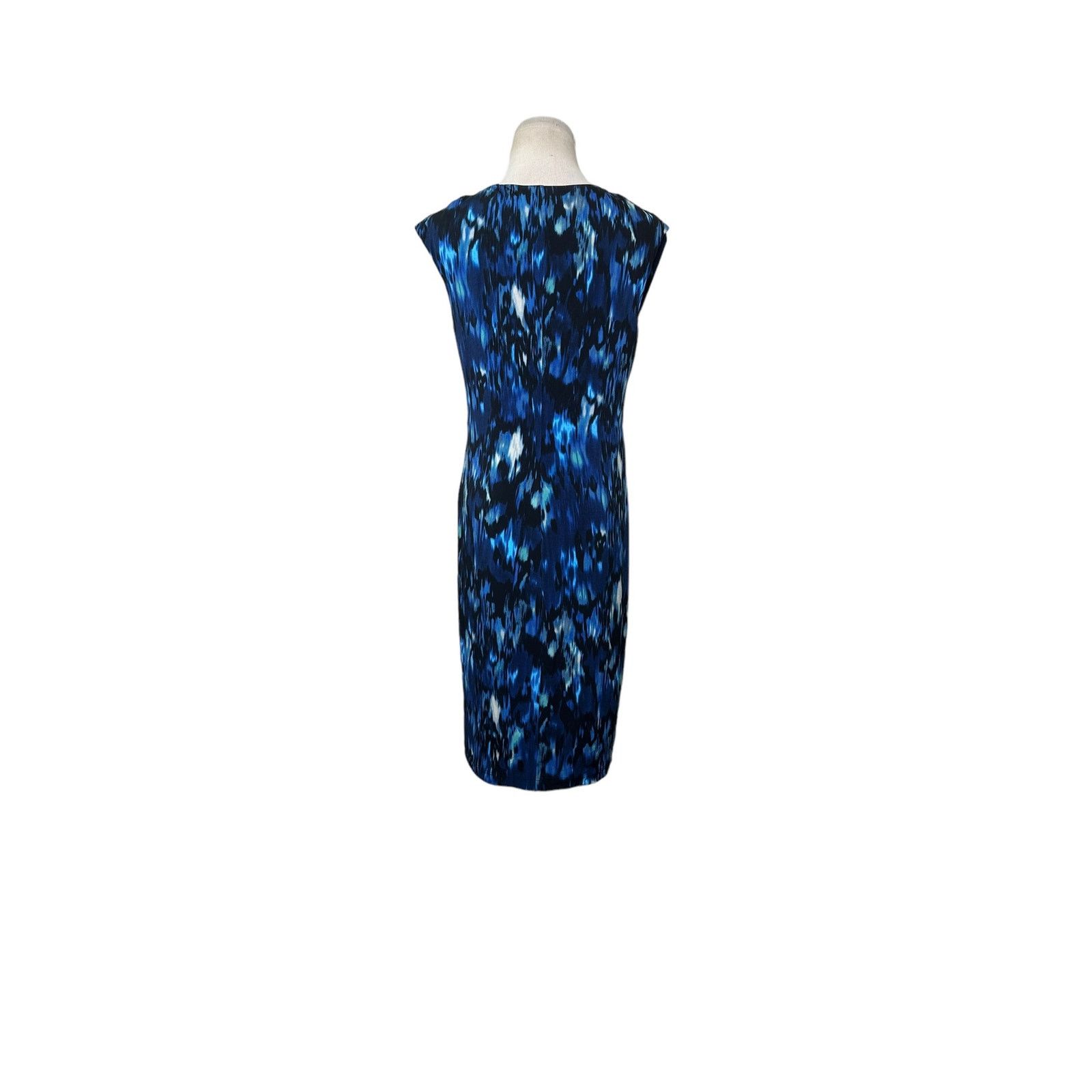Donna Morgan Donna Morgan blue print sleeveless sheath dress size 4 Size S / US 4 / IT 40 - 13 Thumbnail