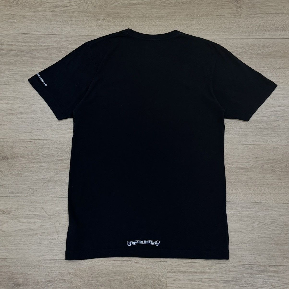 Chrome Hearts Chrome Hearts Collar Logo Spellout Tee Size US M / EU 48-50 / 2 - 2 Thumbnail