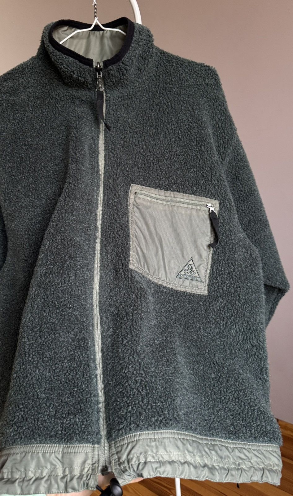 Nike ACG M-L Nike ACG Vintage Reversible Sherpa Fleece Jacket Level 3 Size US M / EU 48-50 / 2 - 8 Thumbnail