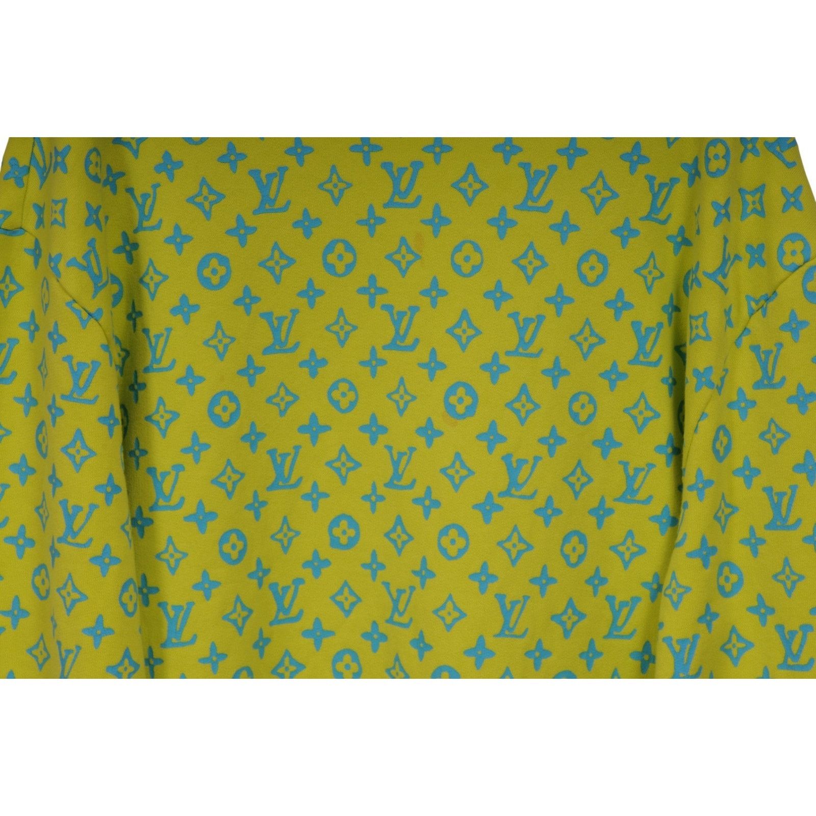 Louis Vuitton Monogram Sweater Neon Yellow Size US L / EU 52-54 / 3 - 3 Thumbnail