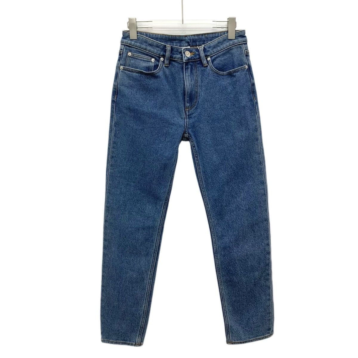 Burberry Burberry Navy Blue Cotton Denim Casual Pants K26WX Size 27" / US 4 / IT 40 - 1 Thumbnail