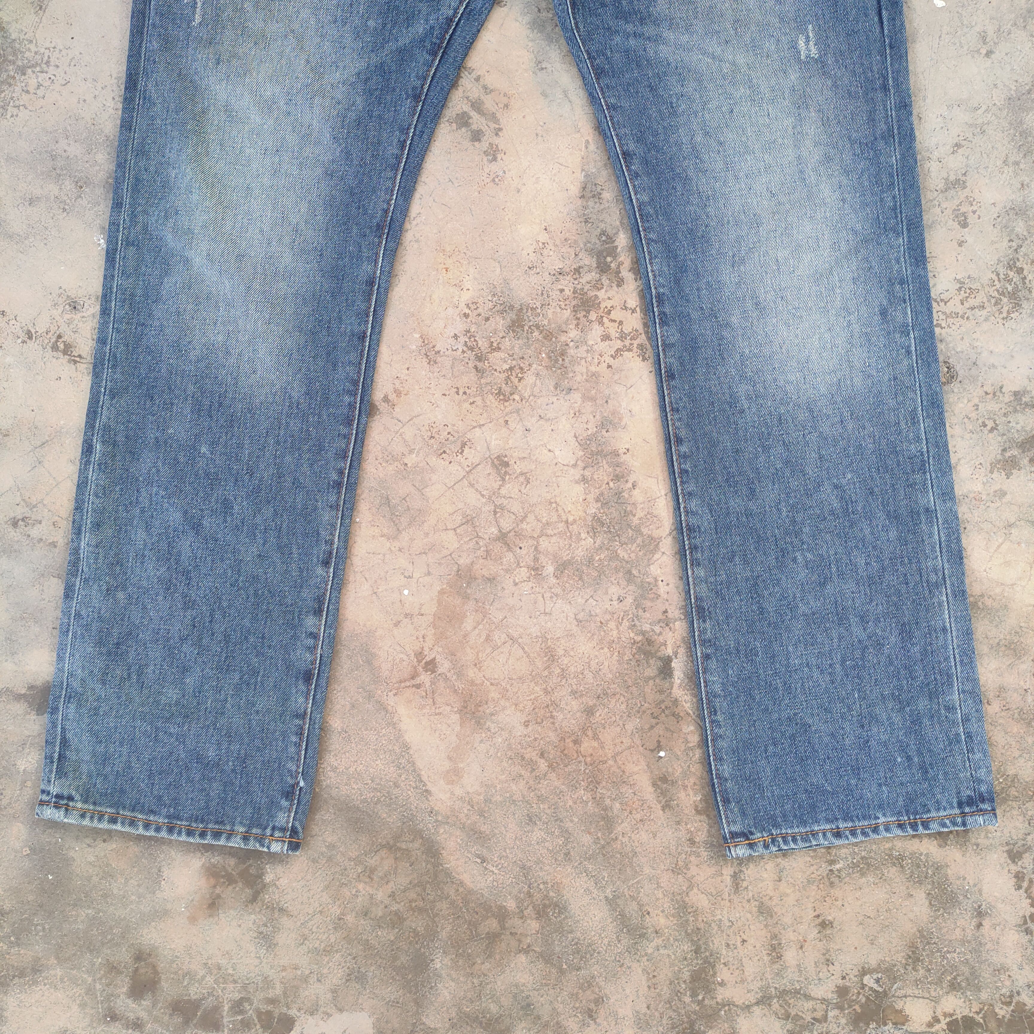 Gap W35 VINTAGE GAP FADED DISTRESSED JEAN DENIM PANTS Size US 35 - 4 Thumbnail