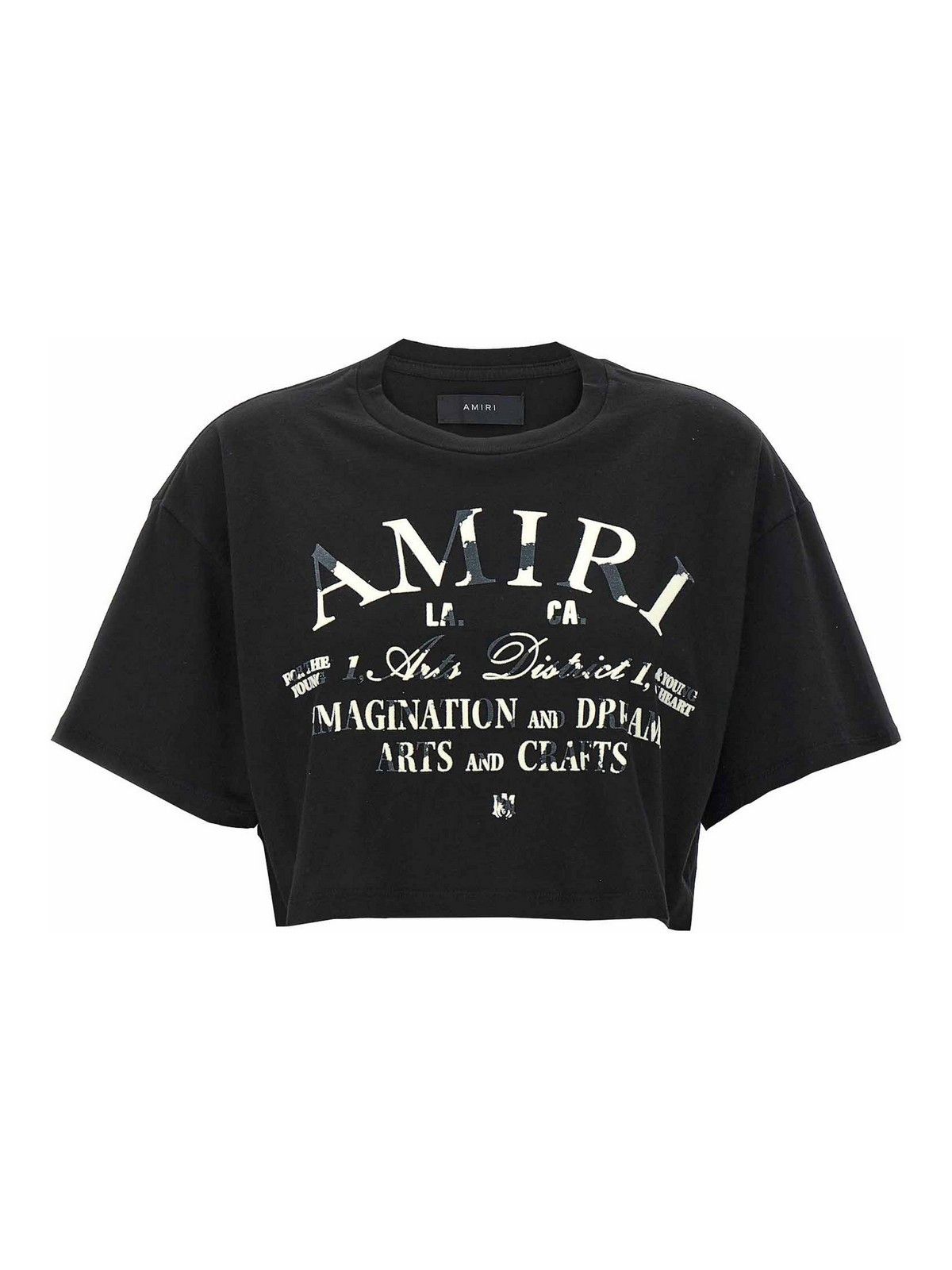 oc11z0325 Arts District Cropped T-Shirt in Black