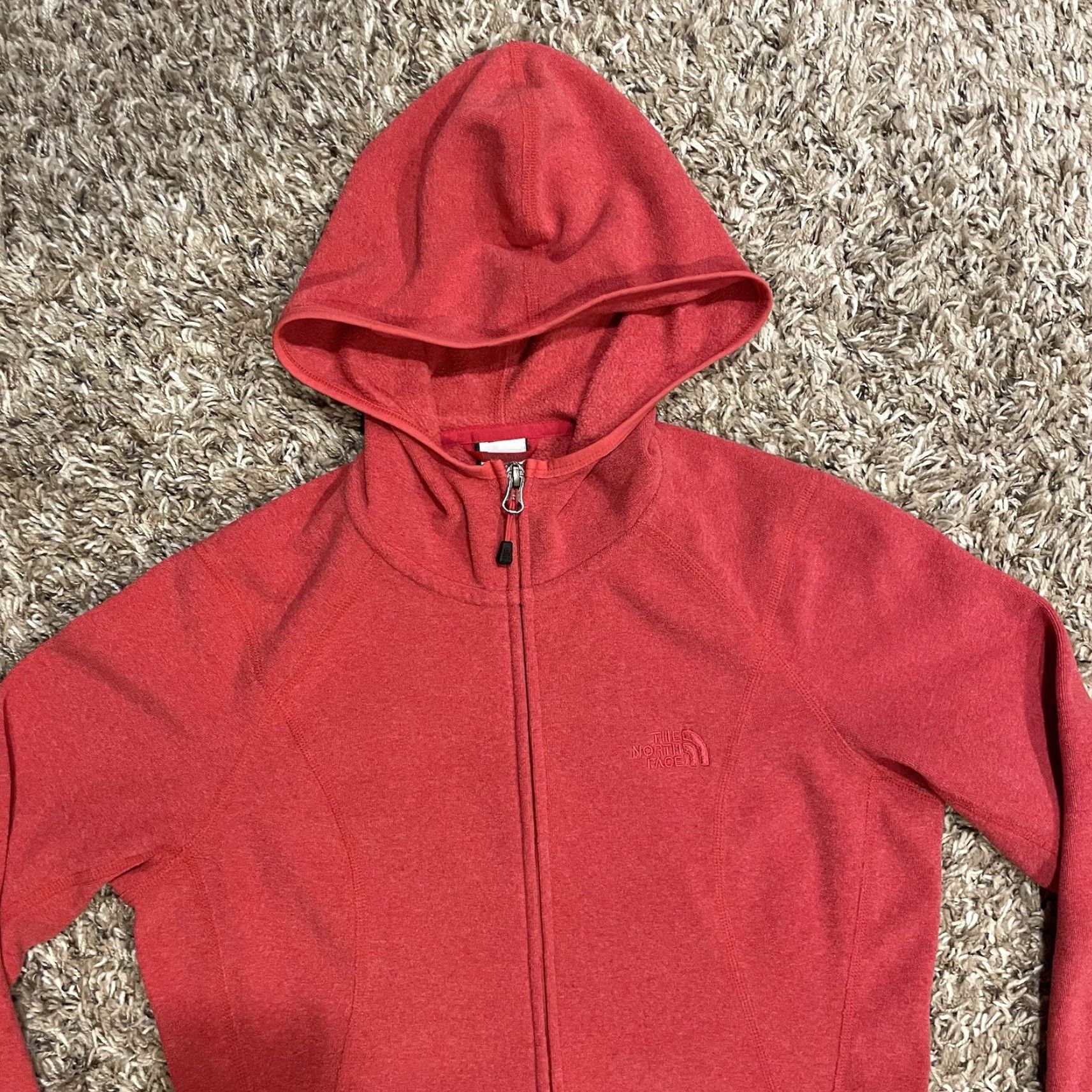 The North Face The North Face Womens Softshell Jacket TKA 100 Fleece Zip-Up Hoodie Pink Small Size S / US 4 / IT 40 - 4 Thumbnail