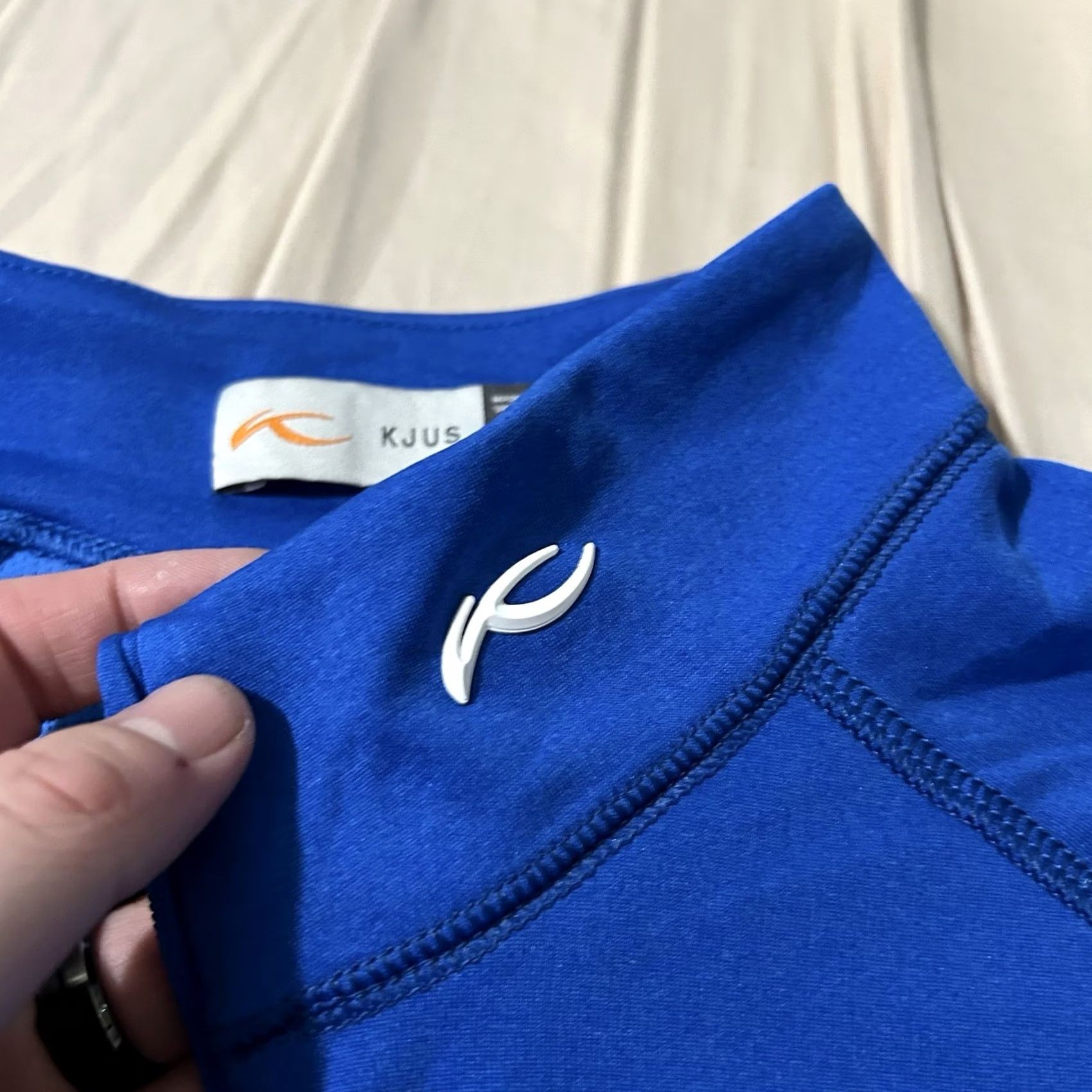 KJUS KJUS Keano Half Zip UPF50 Golf Pullover Blue Size Large Men’s L Regular Activewear Sports Shirt Size US L / EU 52-54 / 3 - 2 Thumbnail