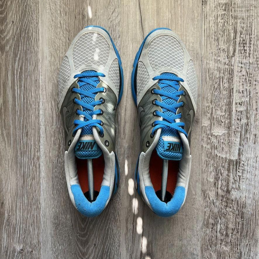 Nike NIKE • Lunarglide+ 2 "Grey/Blue" (12M) Size US 12 / EU 45 - 10 Thumbnail
