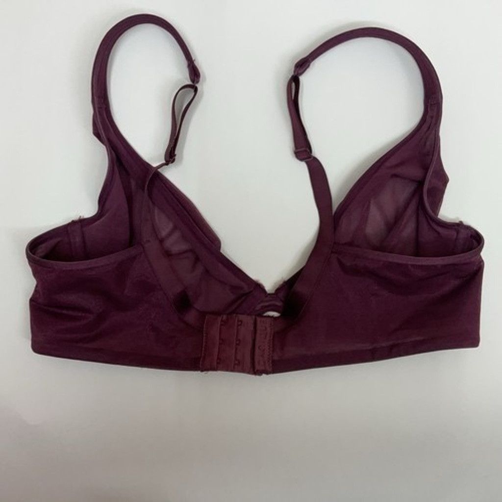 Other Cacique Unlined Plunge Underwire Back Closure Bra Women 38DD Size ONE SIZE - 7 Thumbnail