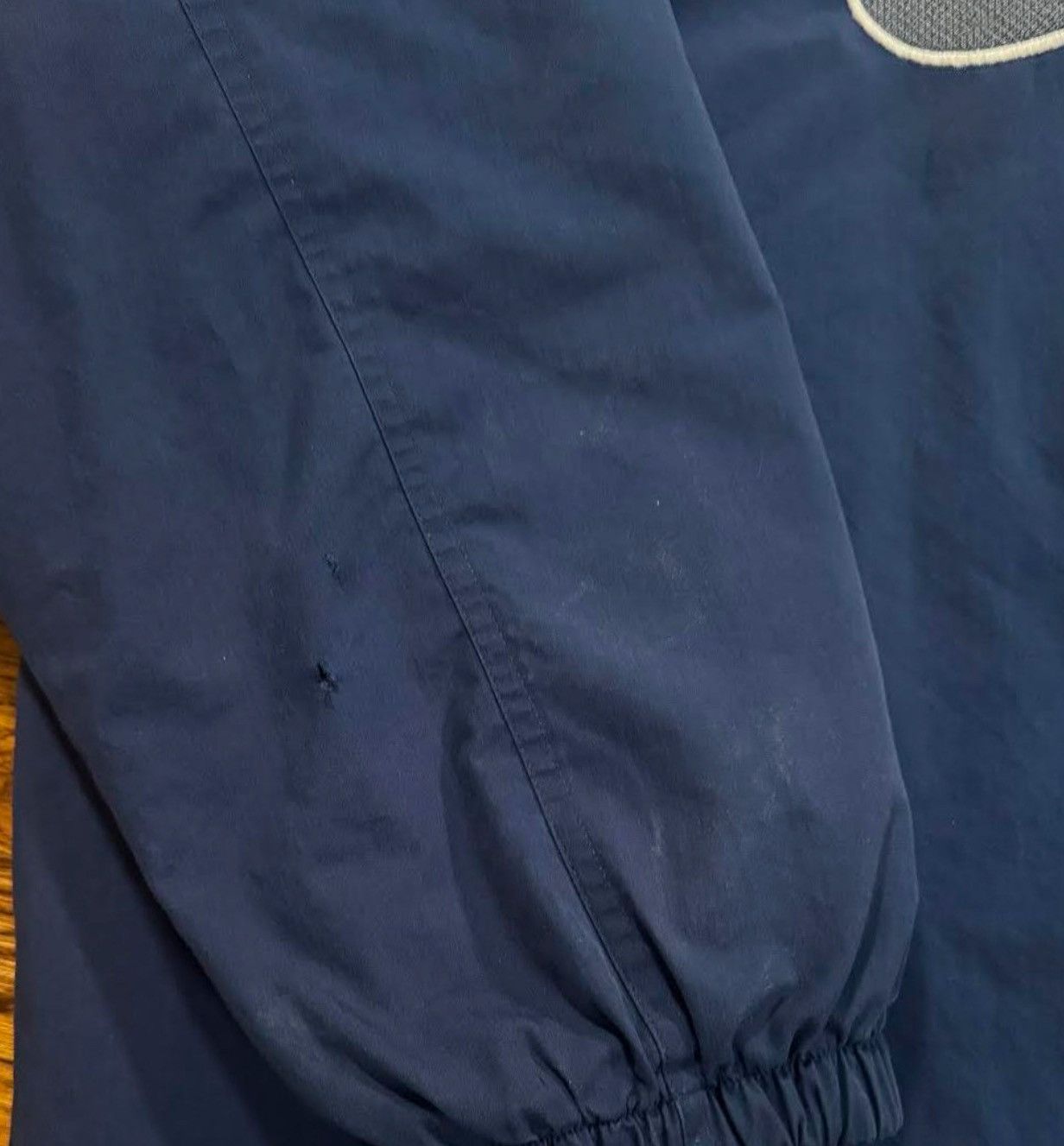 Nike × Vintage Vintage Nike Big Swoosh Navy Hooded Jacket (Size XXL) Size US XXL / EU 58 / 5 - 6 Thumbnail