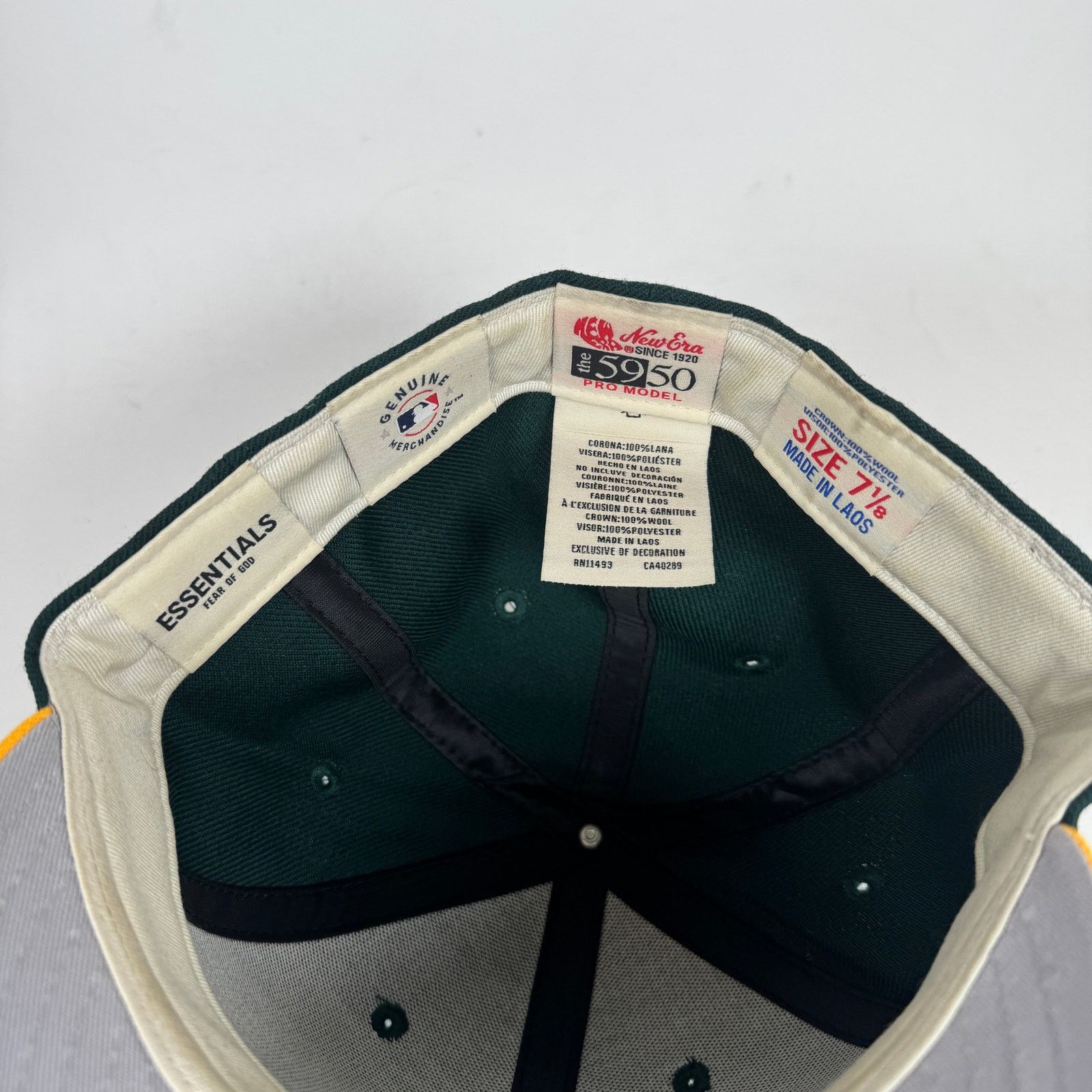 Fear of God × New Era Fear of God x New Era Green/Yellow Fitted Cap Size 7 Size ONE SIZE - 3 Thumbnail