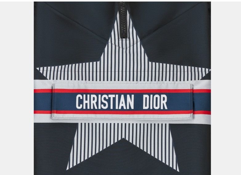 Dior o1w1db10425 157C10A Hooded Anorak Jacket in Navy Blue Size XL / US 12-14 / IT 48-50 - 3 Thumbnail