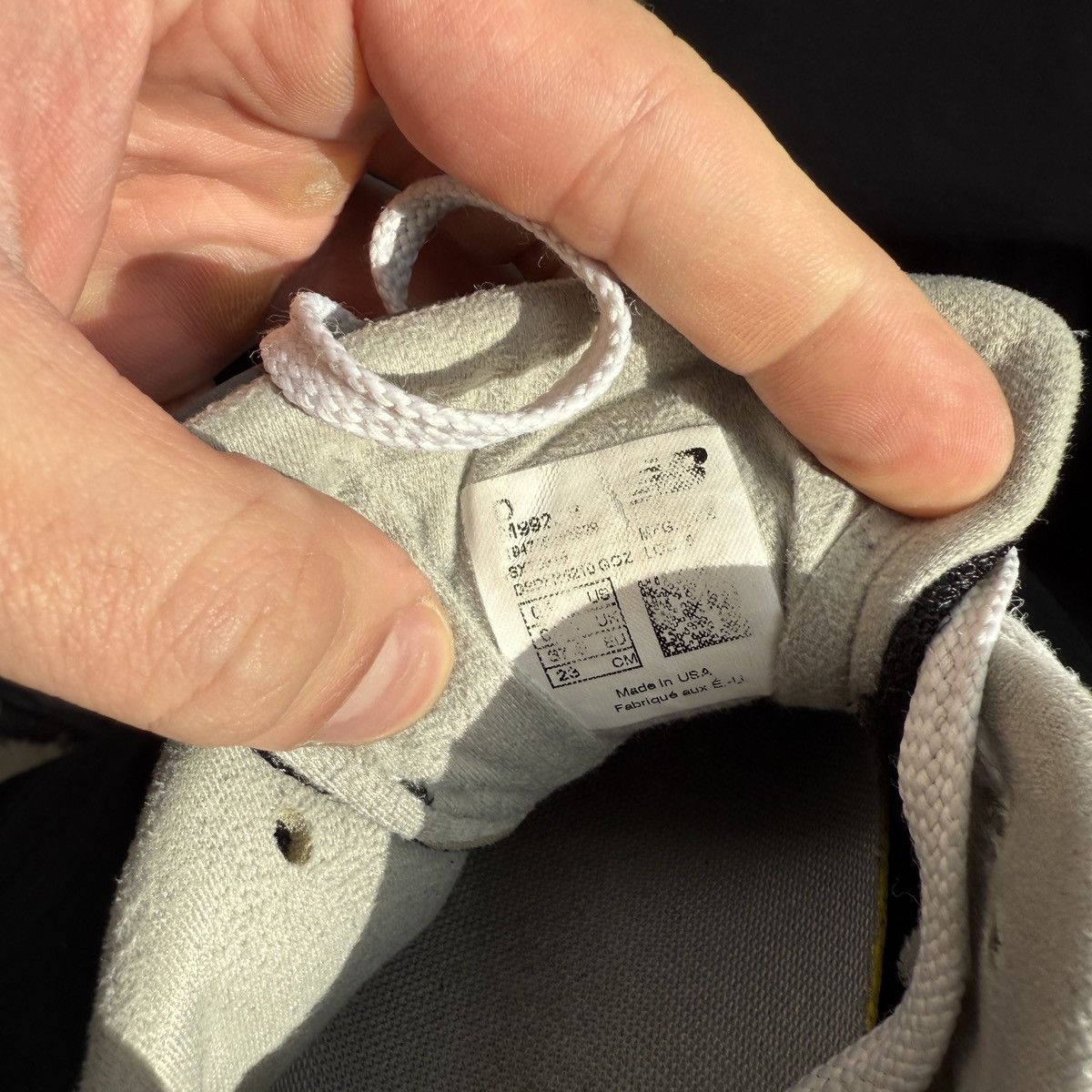 New Balance New Balance 992 USA Black/Gray Size US 7 / IT 37 - 12 Thumbnail