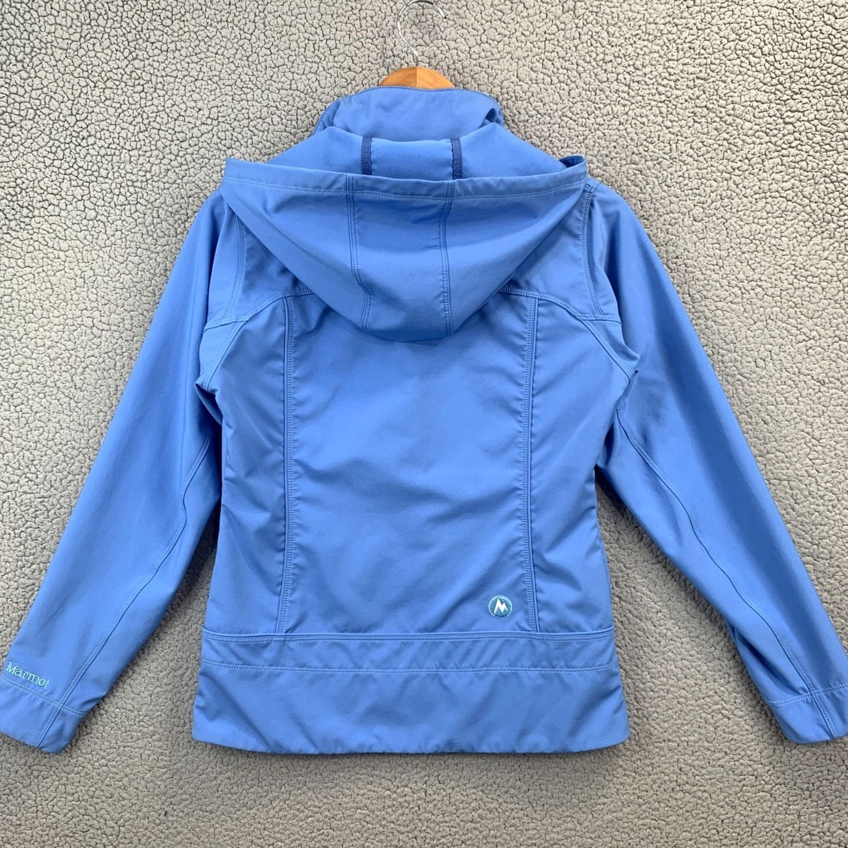 Marmot Marmot Jacket Womens Size M light blue Zip Pockets Lightweight Soft Shell M3 Size M / US 6-8 / IT 42-44 - 5 Thumbnail