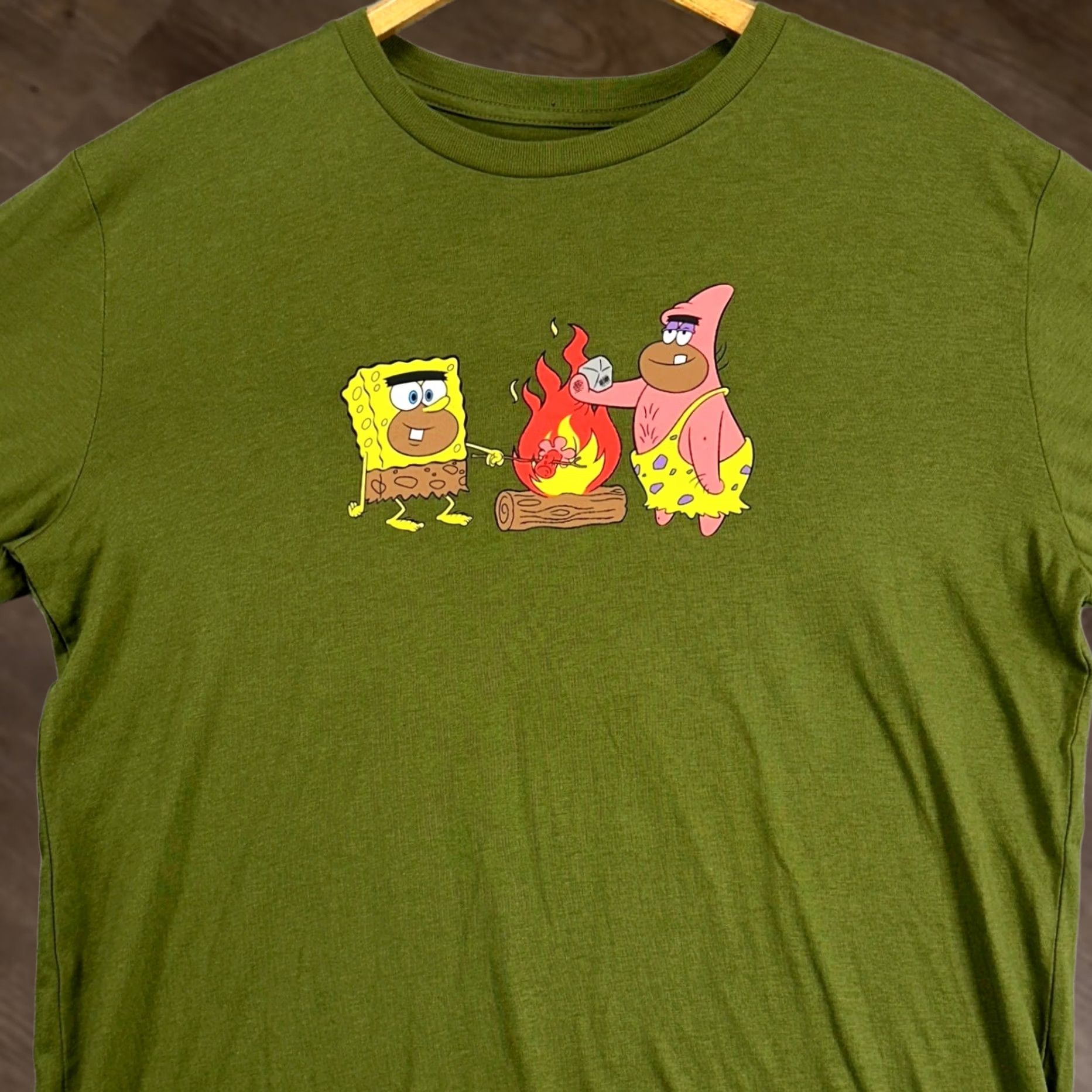 Nickelodeon Nickelodeon Sponge Bob Square Pants Patrick Mens Crewneck Sweatshirt Large Green Bob Squarepants Patrick Mens Crewneck Sweatshirt Large Green Size US L / EU 52-54 / 3 - 1 Thumbnail