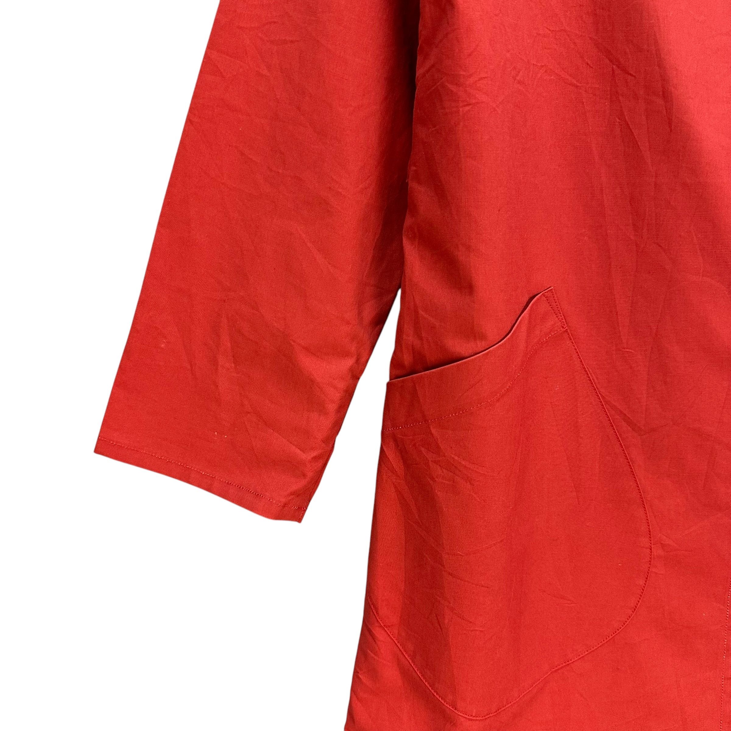 Japanese Brand COMMONO REPRODUCTS C1 Red Light Overcoat #A63-1532 Size US S / EU 44-46 / 1 - 4 Thumbnail