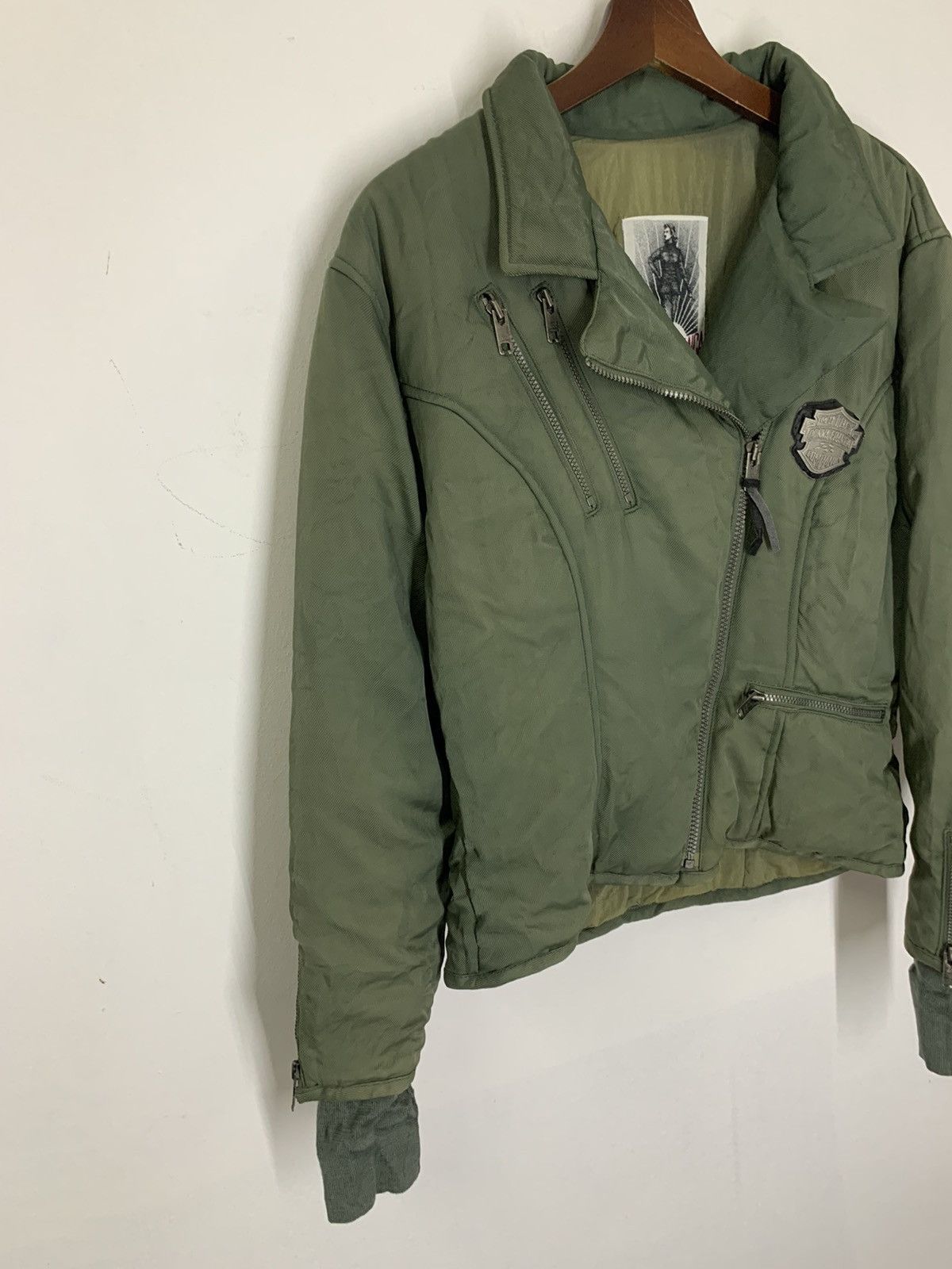 Sports Specialties Vintage DONNA FRANCA Motor Company Cafe Biker Ski Jacket Size US M / EU 48-50 / 2 - 6 Thumbnail