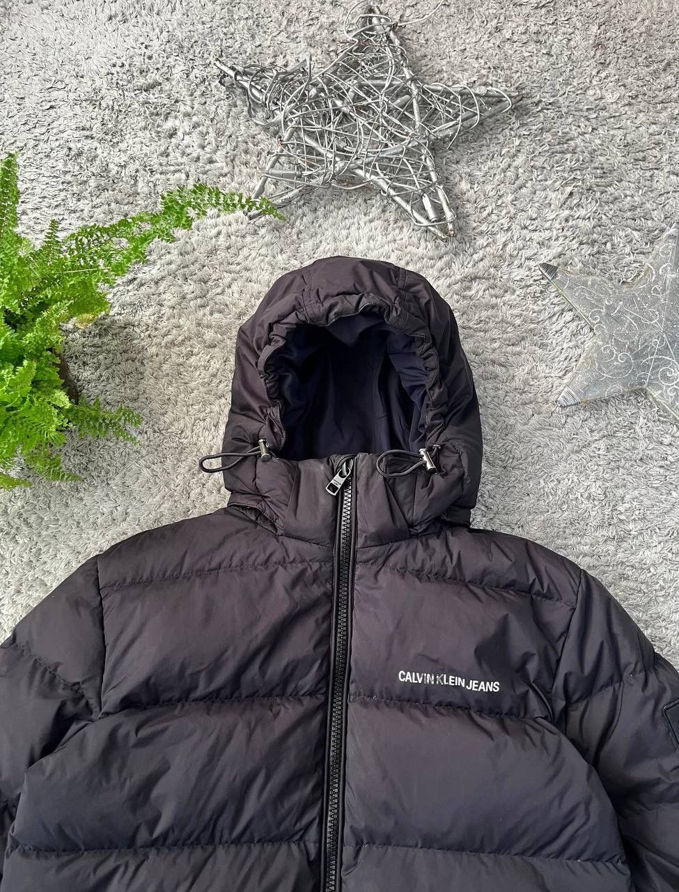 Calvin Klein Puffer Light Jacket Streetwear Vintage Logo