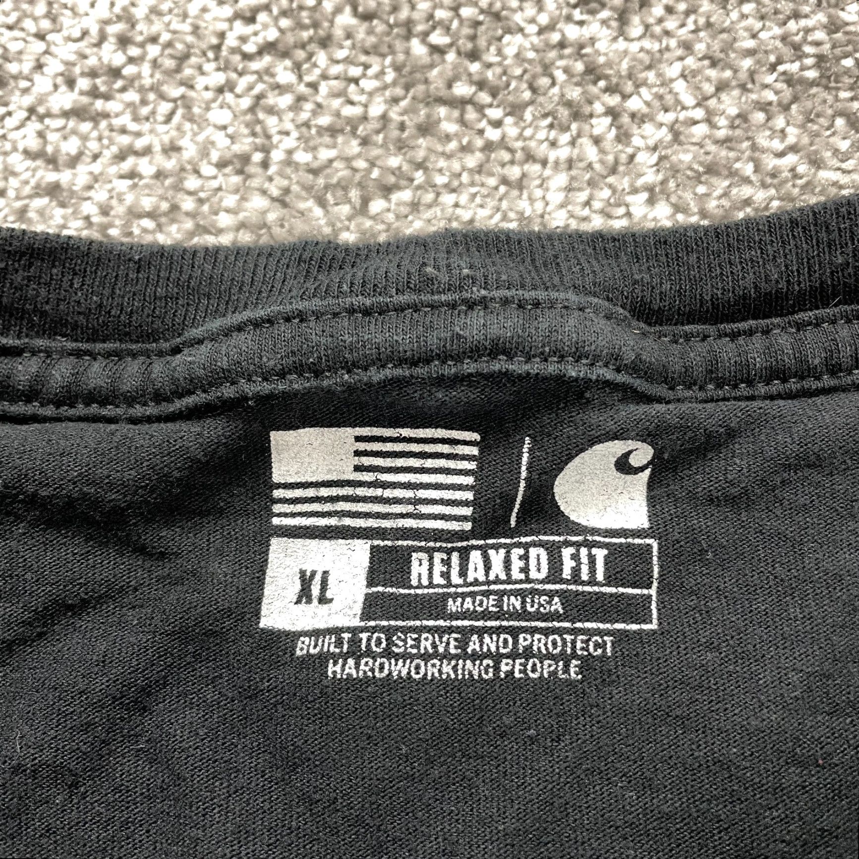 Carhartt VINTAGE? No. Carhartt Relaxed Fit Graphic T-Shirt Women XL Black Crew Neck Cotton Tee Size XL / US 12-14 / IT 48-50 - 6 Thumbnail