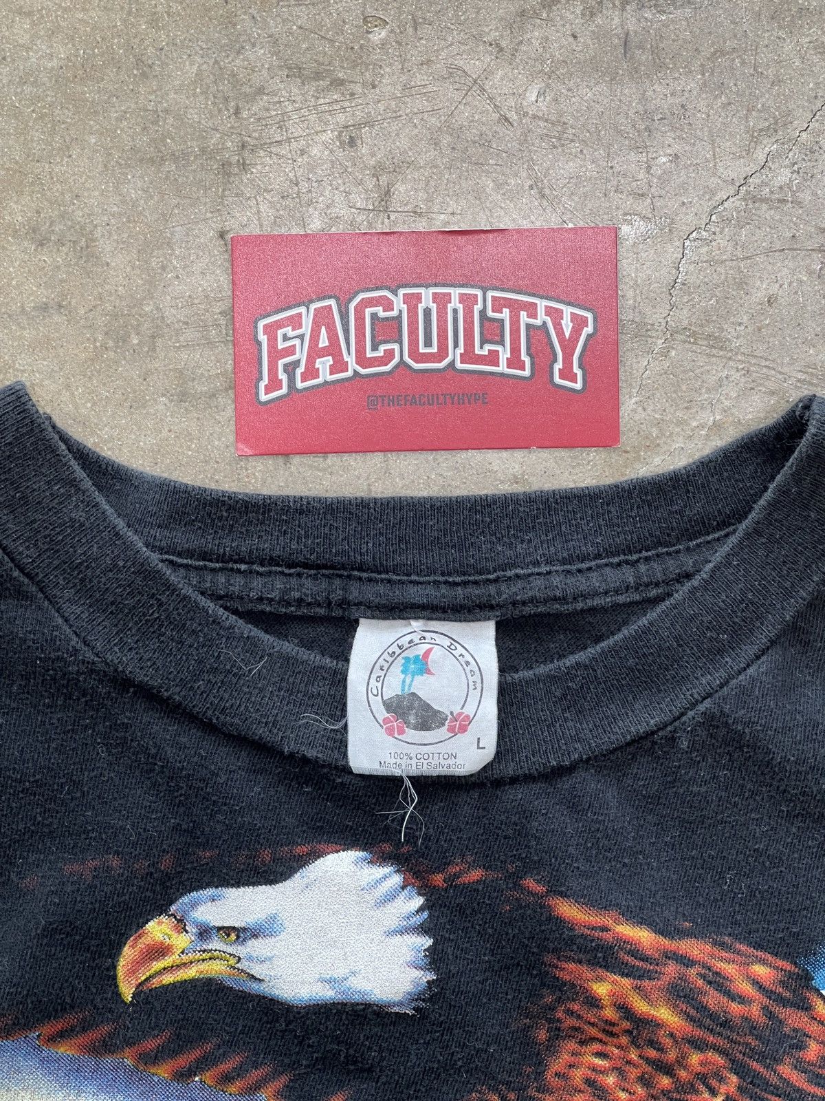 Vintage Vintage American Thunder USA Native Eagle Lightning Large Size US L / EU 52-54 / 3 - 3 Thumbnail