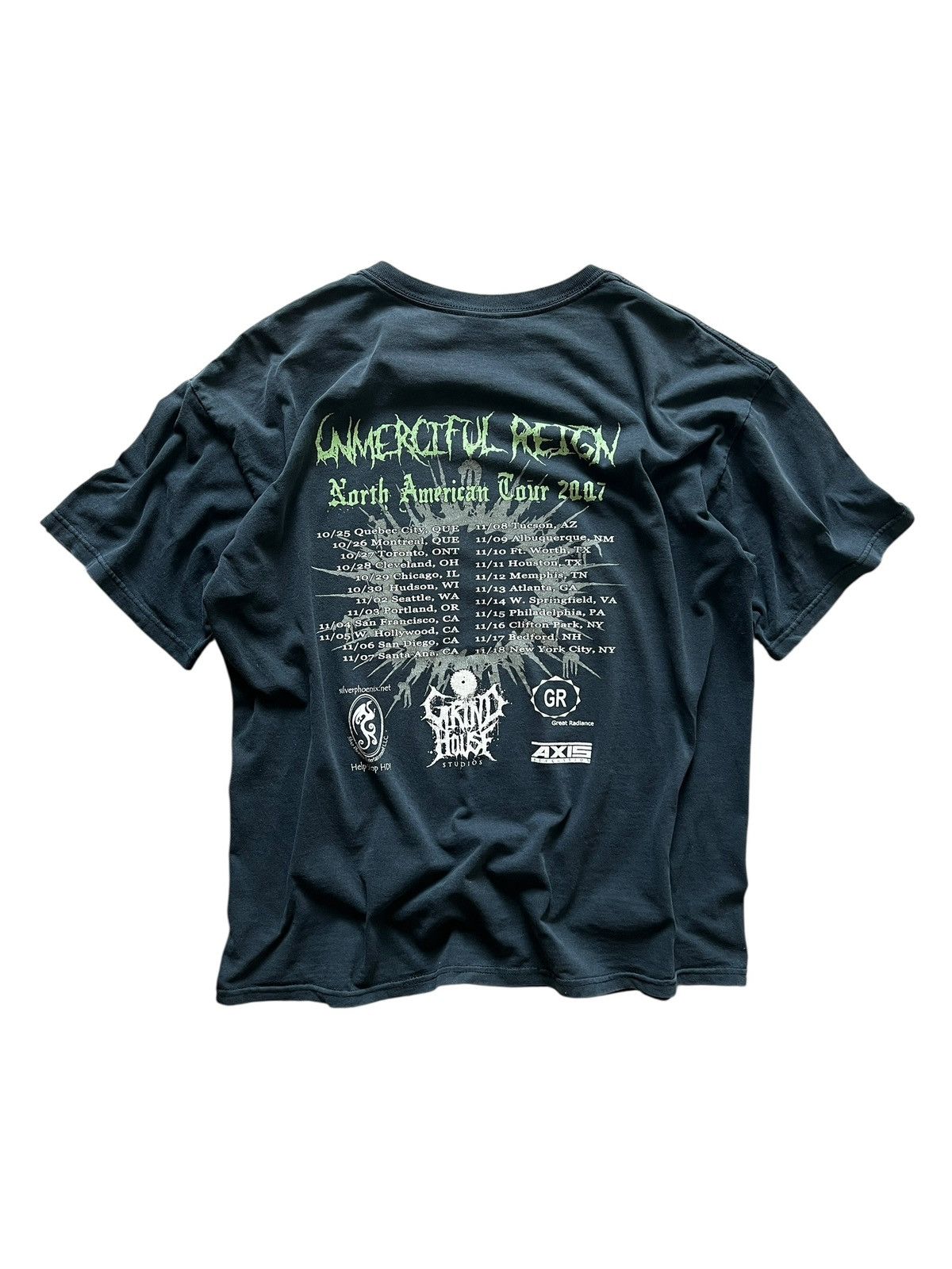 Band Tees Vintage Suffocation Tour 2007 Metal Band Tees Sun Faded Size US XL / EU 56 / 4 - 2 Thumbnail