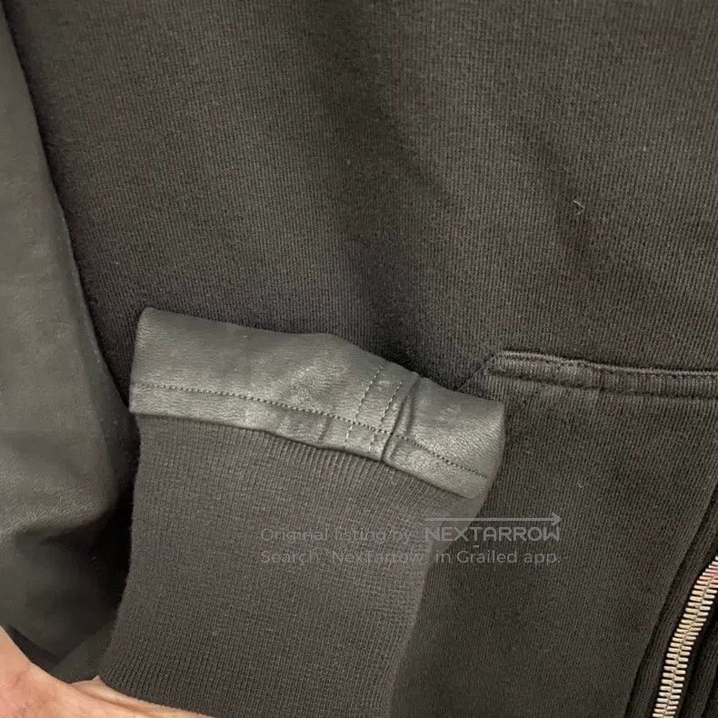 Rick Owens Rick Owens Leather-sleeved jacket Size US M / EU 48-50 / 2 - 2 Thumbnail