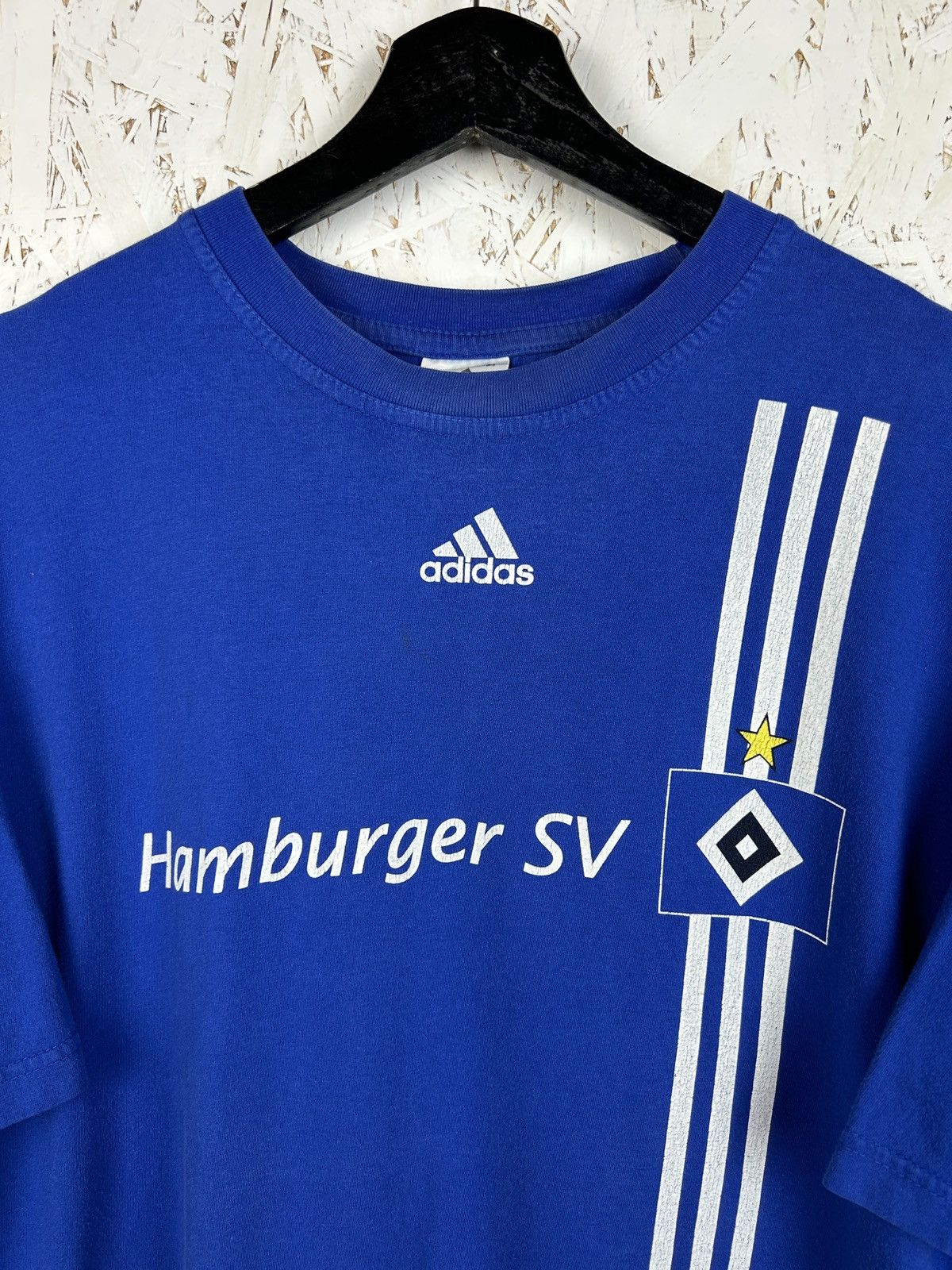 Adidas 00s Adidas Hamburger SV 2007/08 Football Soccer T-Shirt XL Size US XL / EU 56 / 4 - 2 Thumbnail
