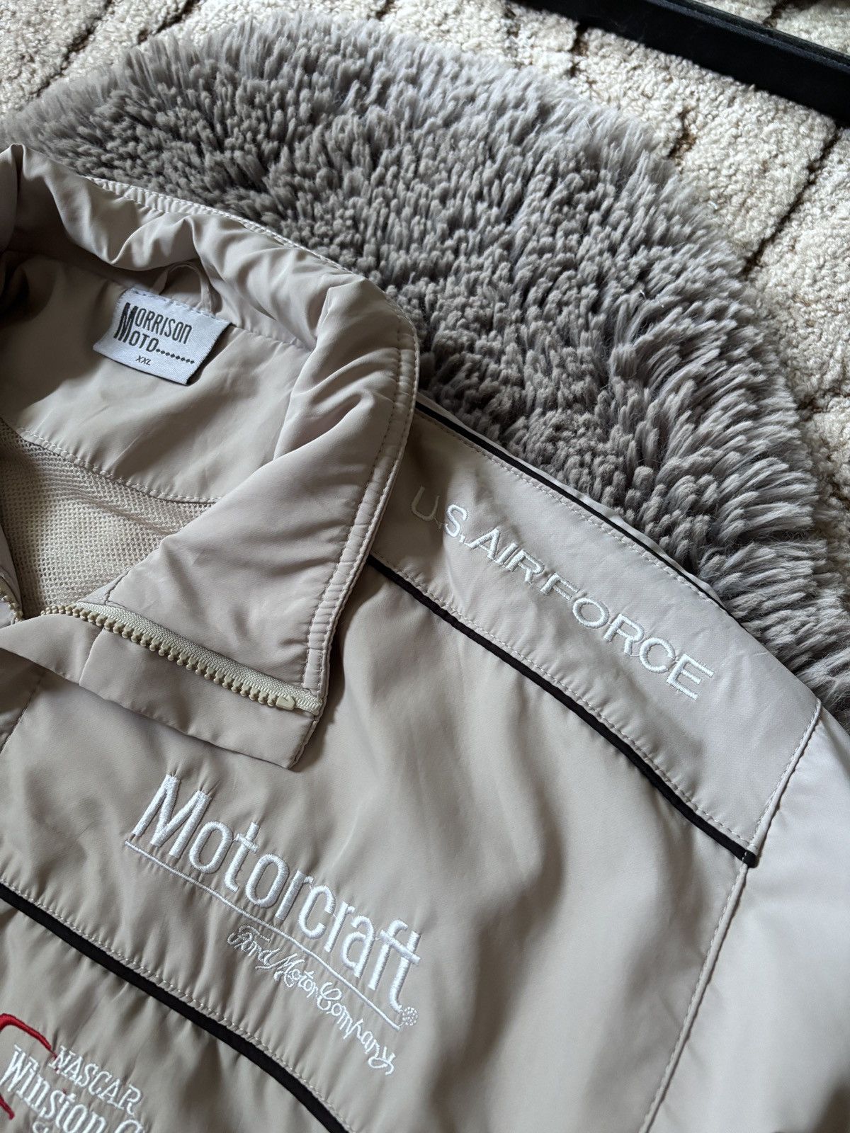NASCAR NASCAR Motocraft Jacket Vintage streetwear Racing bomber Size US XXL / EU 58 / 5 - 6 Thumbnail