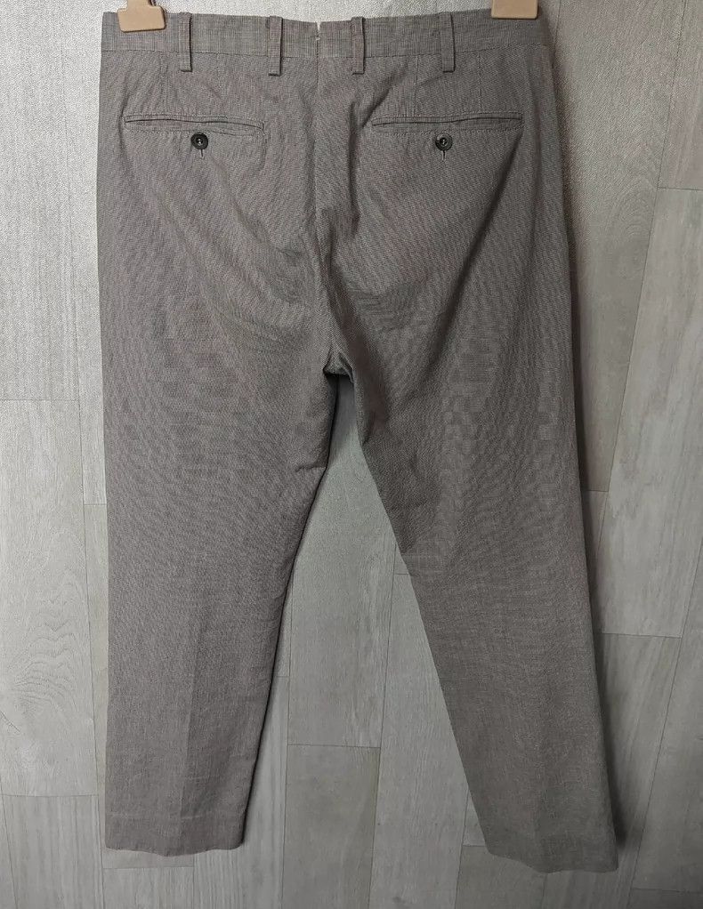 Ermenegildo Zegna Loro Piana Men's Gray Houndstooth Trousers- Size US 31 - 7 Thumbnail