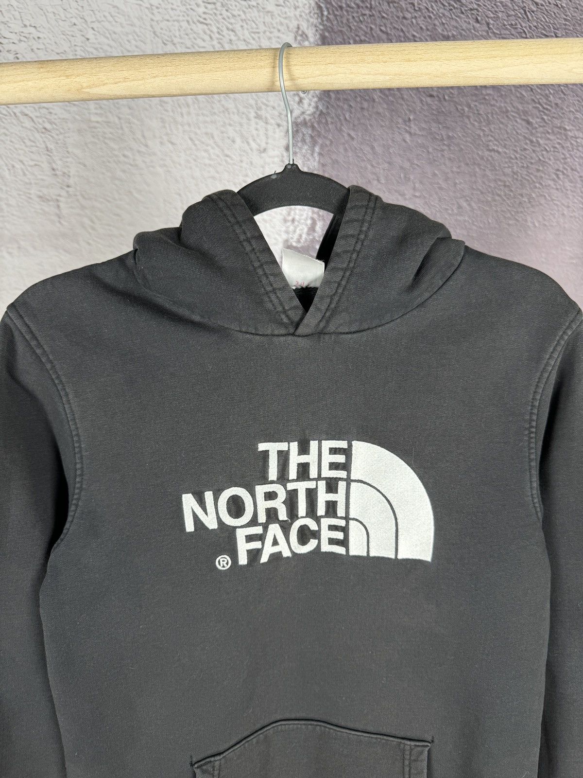 The North Face The North Face vintage big logo black cotton hoodie Size US XS / EU 42 / 0 - 10 Thumbnail