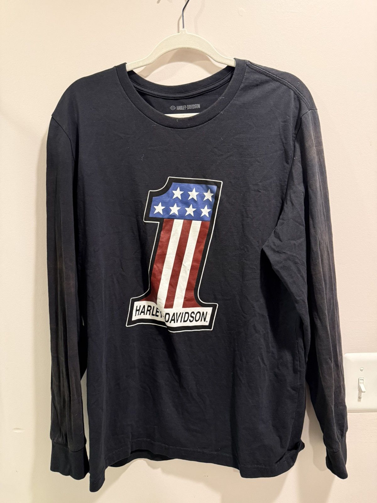 Harley Davidson vintage harley davidson longsleeve Size US L / EU 52-54 / 3 - 1 Thumbnail