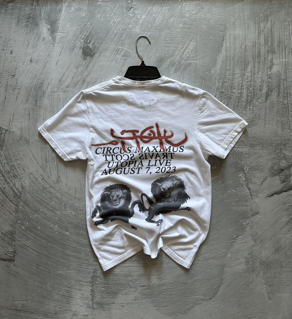 Travis Scott 🔥Travis Scott Utopia Circus Maximum 2023 Tee Size US S / EU 44-46 / 1 - 4 Thumbnail