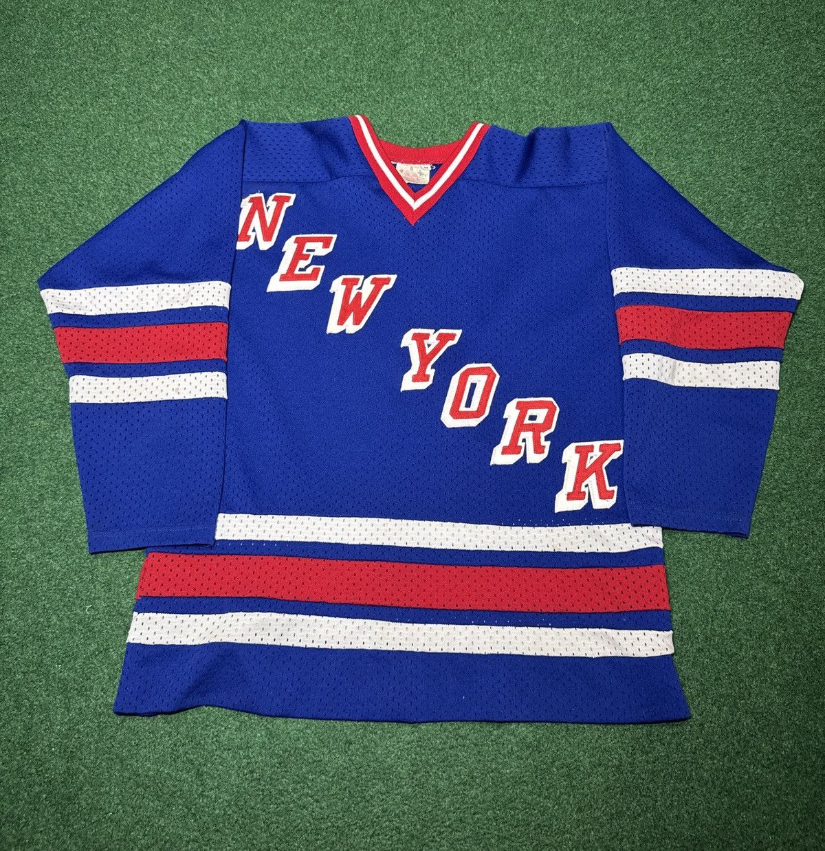 Vintage Vintage 80s New York Rangers Hockey Retro Hockey Jersey M/L Size US L / EU 52-54 / 3 - 1 Thumbnail