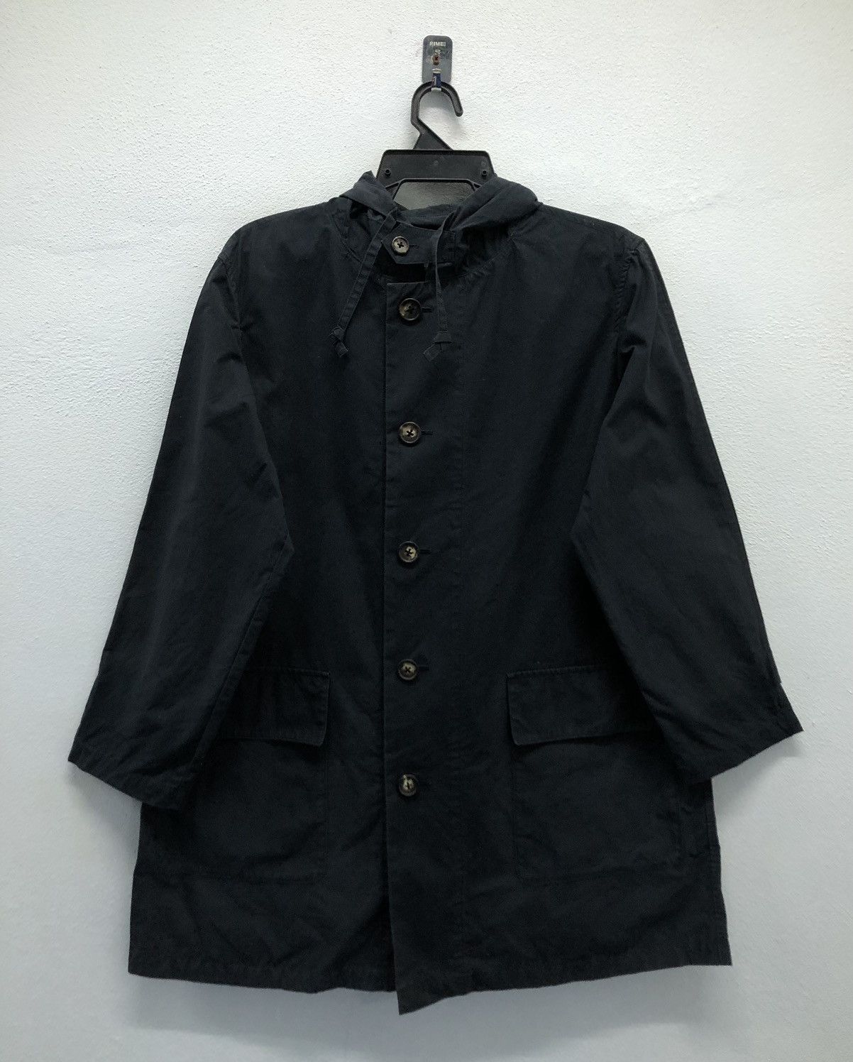 Margaret Howell × Vintage Margaret Howell Cotton Hooded Coat - Size S - Made in Japan Size US S / EU 44-46 / 1 - 1 Thumbnail