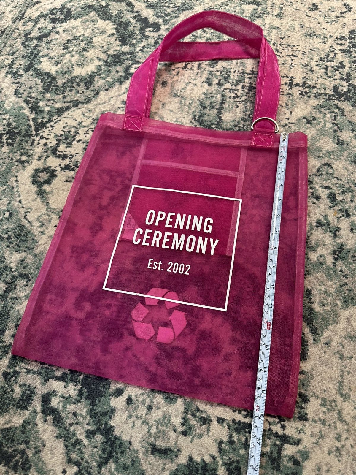 Opening Ceremony Opening Ceremony Recycle Mesh Tote Bag Size ONE SIZE - 3 Thumbnail