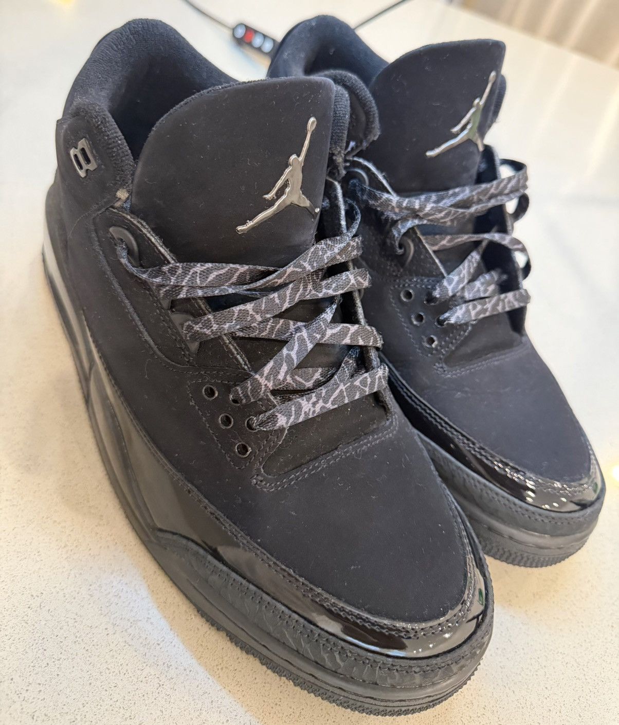 Jordan Brand Black Cat Retro 3s Size US 10 / EU 43 - 1 Thumbnail