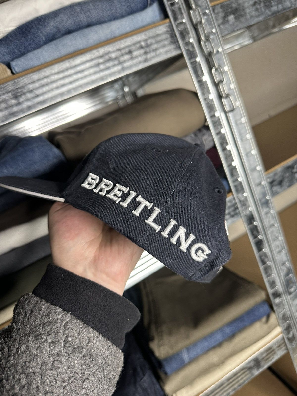 Breitling Breitling Luxury Embroidered Wings Cap Hat Since 1884 Size ONE SIZE - 3 Thumbnail