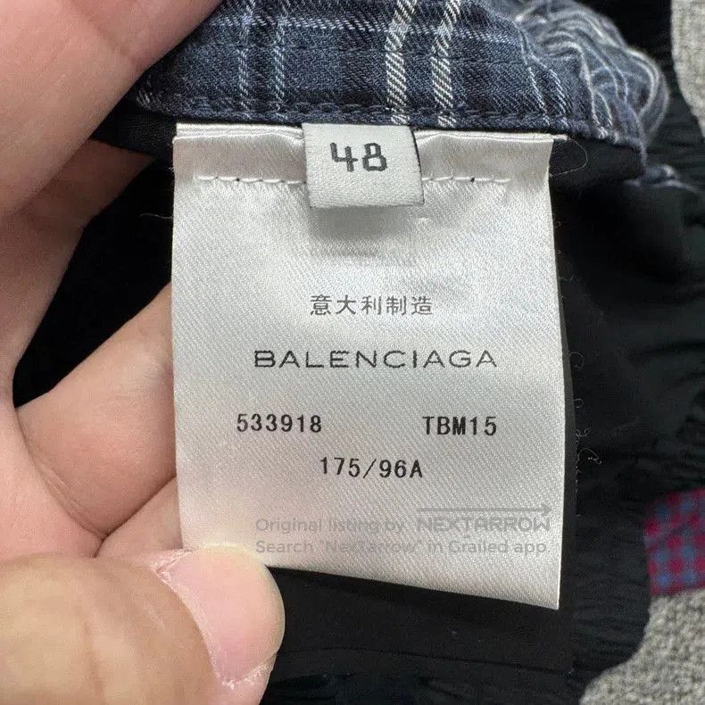 Balenciaga Balenciaga Plaid Patchwork Jacket. Size US XL / EU 56 / 4 - 3 Thumbnail